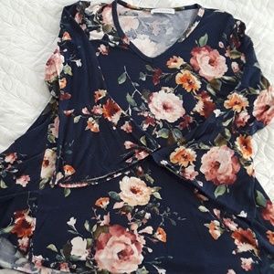 Floral Maternity Top